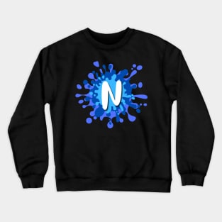 Letter N Crewneck Sweatshirt